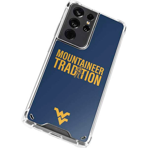 West Virginia University Climb Higher Galaxy S21 Ultra 5G Clear Case